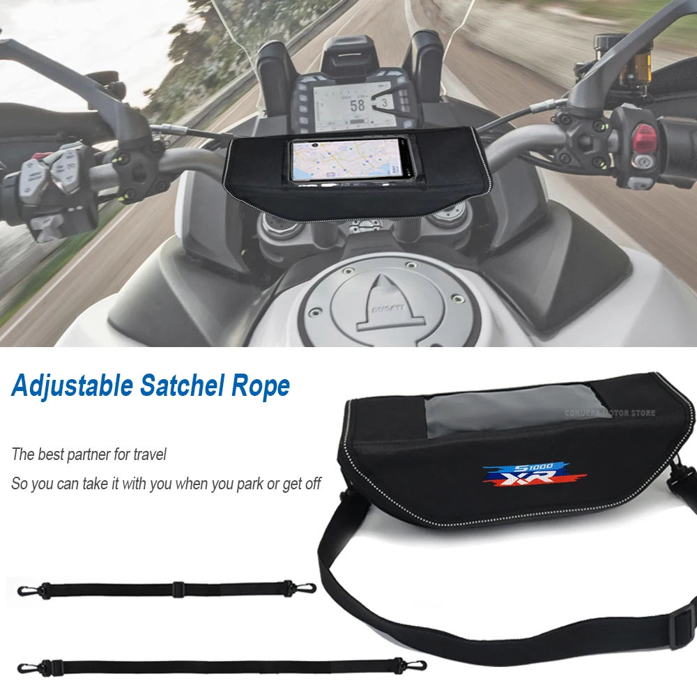 

FOR BMW S1000R S1000RR S1000XR Motorcycle 2023 new Waterproof motorcycle handlebar travel navigation bag