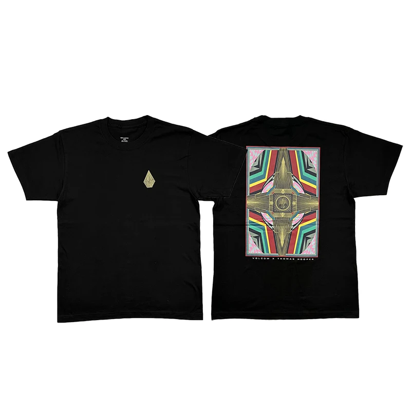 Summer Hardcore Skater American Street Skate T-shirt Cotton Fashion Casual Sports Short Sleeve