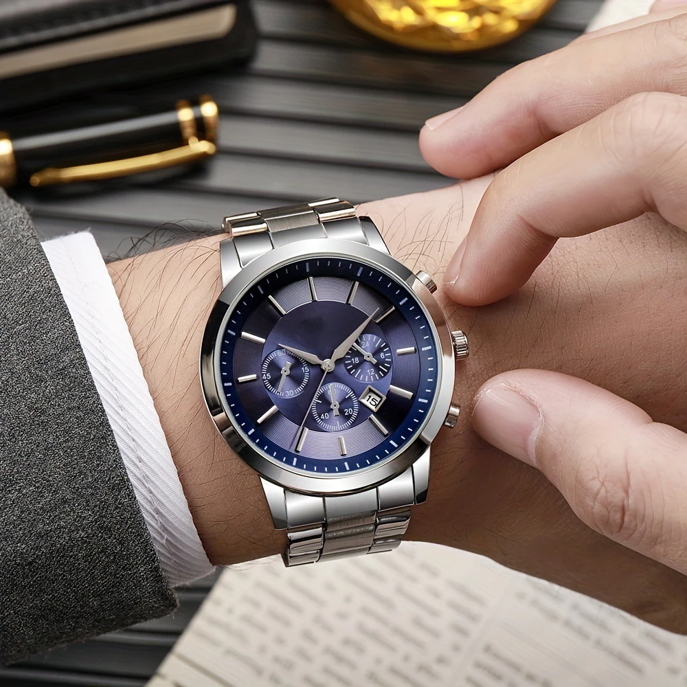 Men Luxury Quartz Watch Waterproof Male Wrist Watches Men’s Luminous Non Automatic Casual Quartz Watches for Man