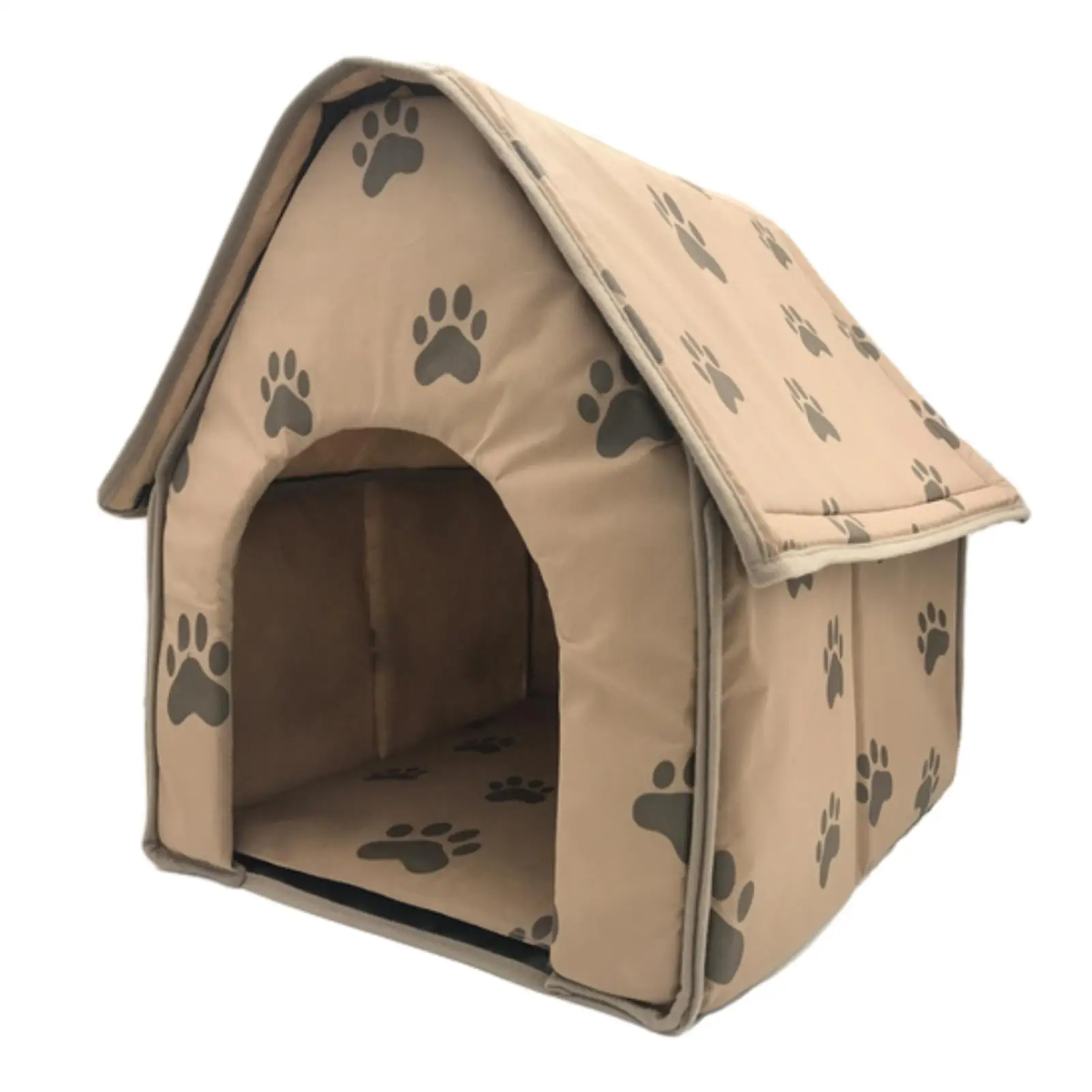 Portable Pet Dog Cat Puppy Soft House Bed Cat Footprint House Tent Kennel Portable Pet Dog Cat Puppy Soft House Bed Cat Footprint House Tent Kennel