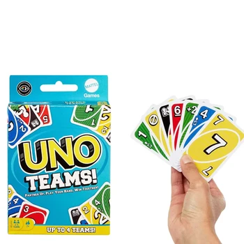 1 pcs  New Uno TEAMS! Game Board Games UNO Cards Table Family Party Entertainment UNO Games Card Toys Children Birthday gift