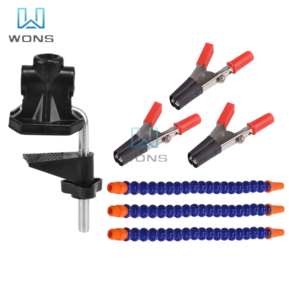 Table Clamp Soldering Station LED Glasses Magnifier Lamp DIY Soldering Third Hand Flexible Arms Welding Stand Repair Holder Tool soldering station soldering tool soldering helping hands welding tool