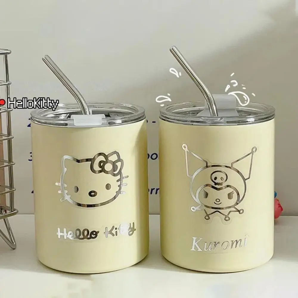 

Женская Офисная чашка, новая чашка Kt Coffee из нержавеющей стали для сохранения тепла и холодной воды, портативная чашка, милый подарок