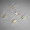 Transparent Acrylic Towel Hook Gold Butterfly Shape Wall Mounted Clothes Hooks Decorative Bathroom Robe Hook Hangers Keys Racks 5