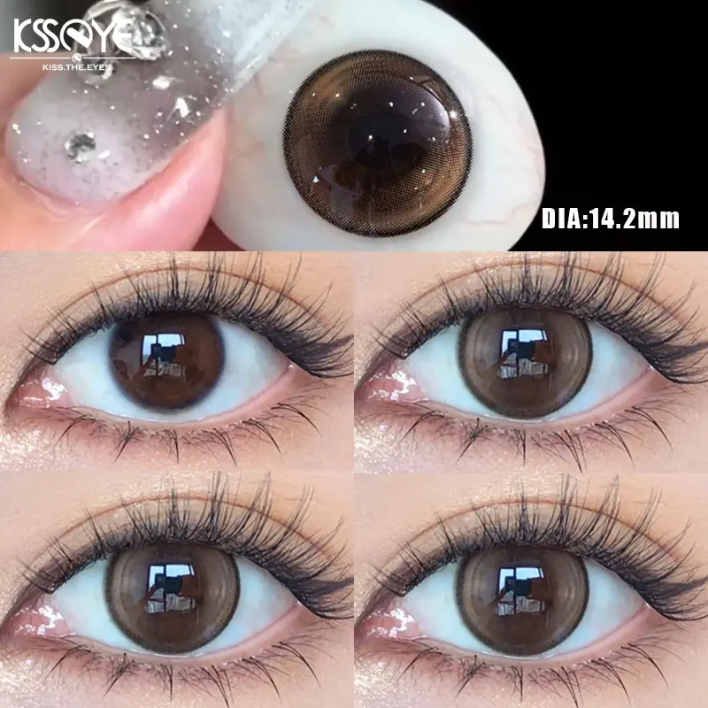 Natural Colored Lenses for Eyes withchron baby Black Eyes Contacts Lens Beauty Pupil Yearly Use ping 1 Pair contact lenses