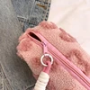 1pc Love Pack Large Capacity Travel Plush Bag Women's Bag Organizer Makeup Bag Toiletries Student Organizer Pencil Case