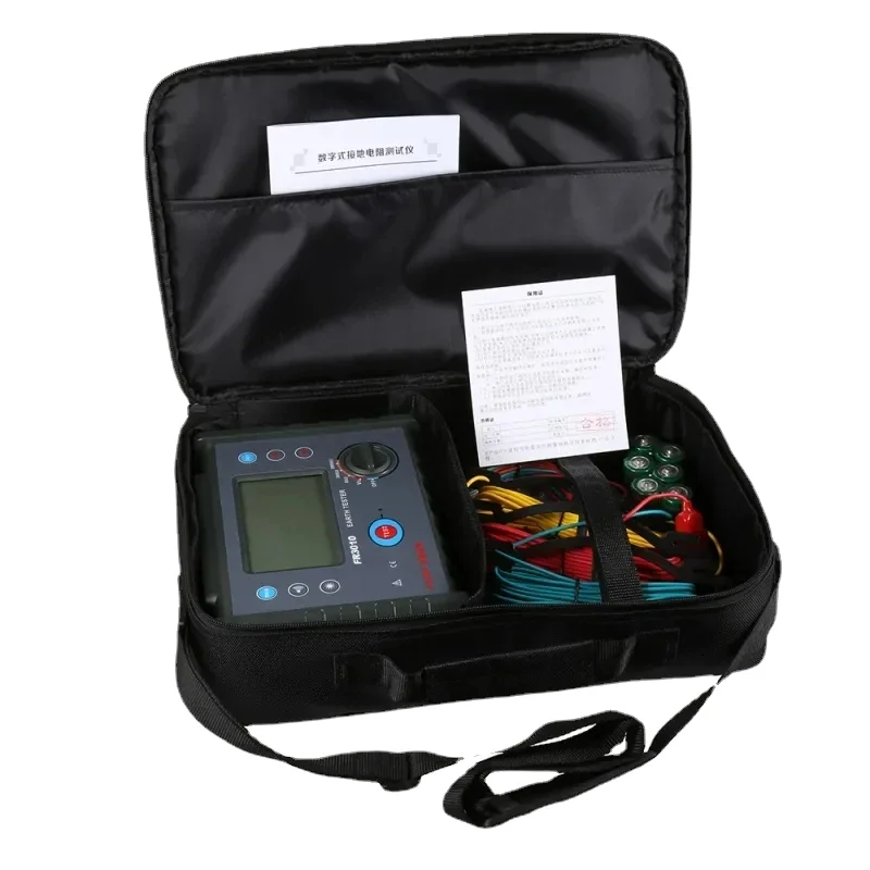 FUZRR FR3010 Digital Ground Resistance Tester 3K&Omega; AC 600V Three-wire Earth Voltage Detector For Tower Transmission Lines