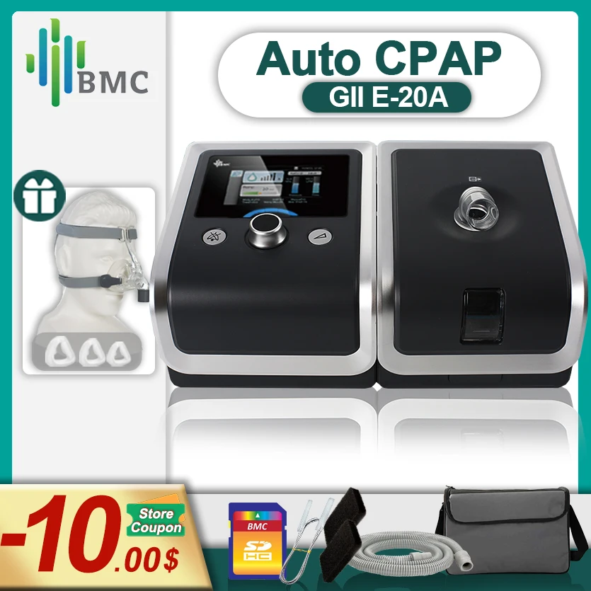 

СИПАП аппарат BMC RESmart GII Auto CPAP с маской и увлажнителем