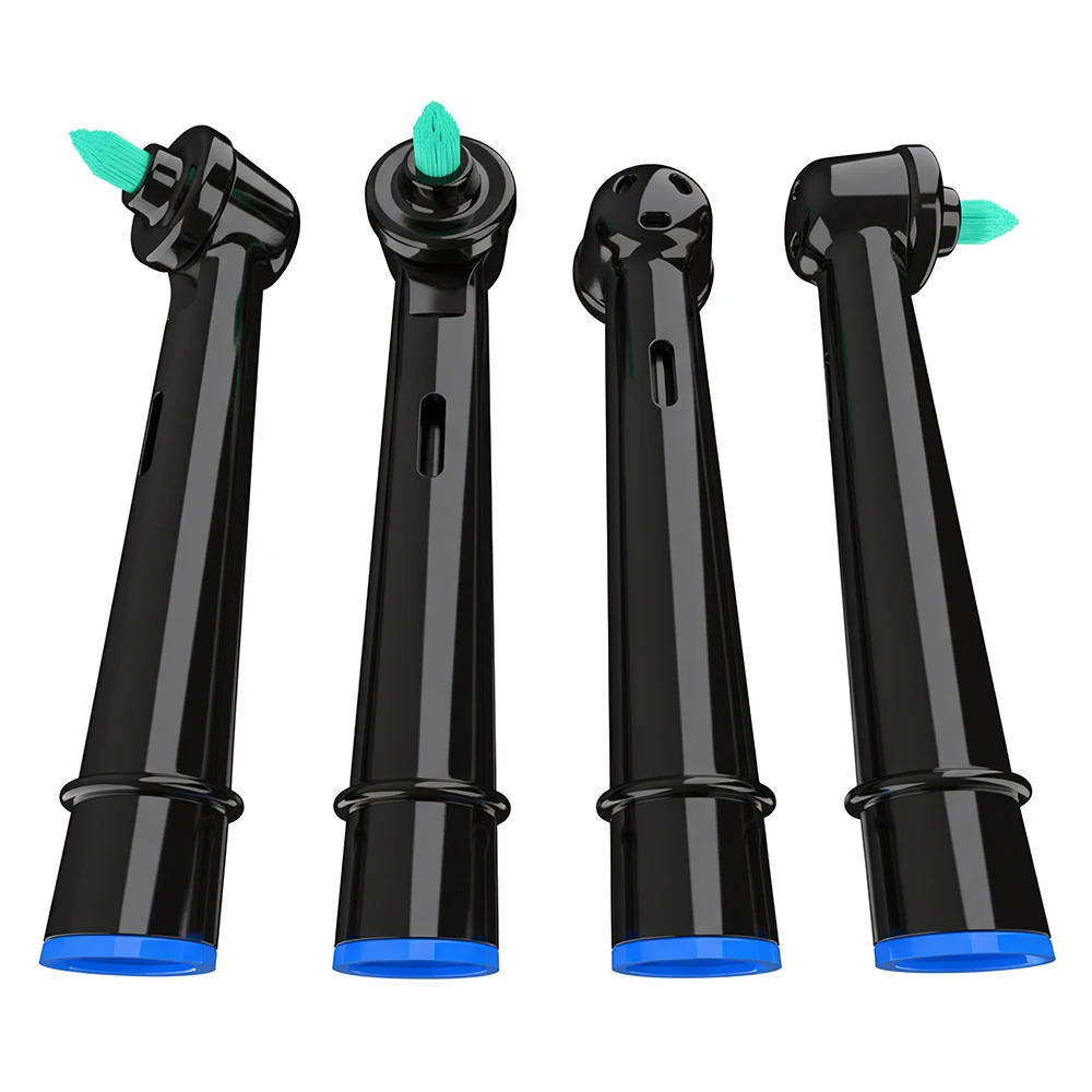 2/4pk 치간 브러시 헤드, 오랄비 전동 칫솔과 호환 가능, 치아 사이 청소용 교..