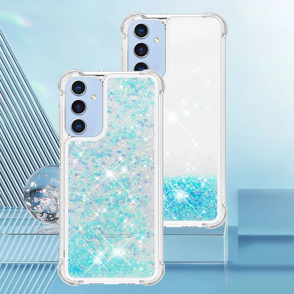 Glitter Liquid Quicksand Handyhülle für Samsung Galaxy A06 A16 A26 A36 A56 A15 A35 A55 A14 A24 A34 A54 A13 A33 A53 A73 A52 Abdeckung – Detail 8