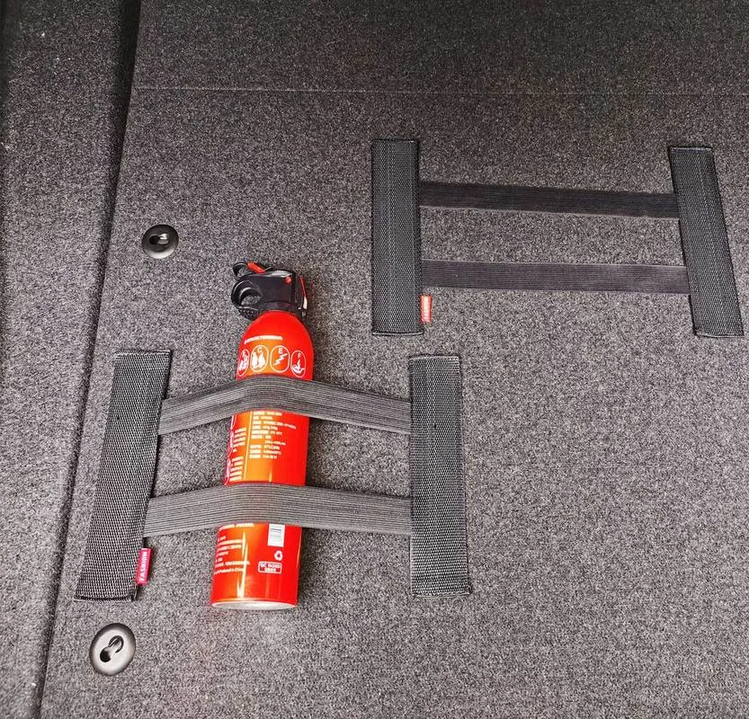 Car Trunk Fixed Belt Fire Extinguisher Interior Luggage Storage Fixing Binding Strap Tapes Auto Interior Organizer