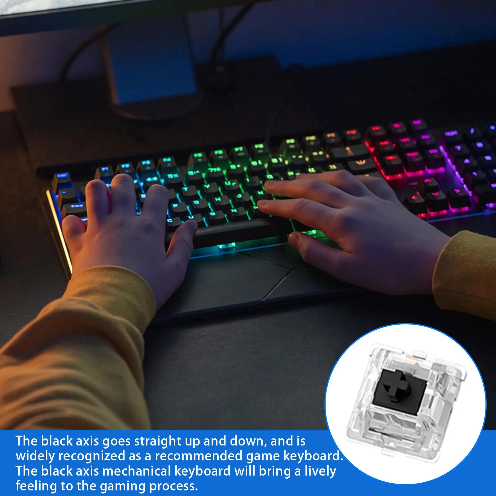 30Pcs Mechanical Switches Axis Mechanical Keyboard Axis Keyboard Axis Shaft thumbnail 6