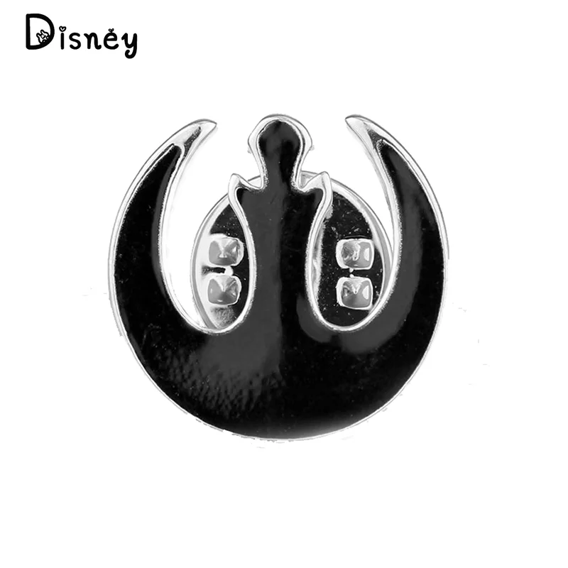 Disney Star Wars Spilla Rebel Alliance Metal Black Badge Pin Vestiti Zaino Fashion Pin Accessorio Per Regali Di Gioielli Neutri