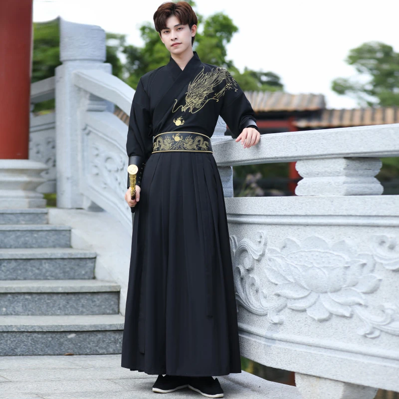 Hanfu Uomo Abbigliamento tradizionale cinese antico Dinastia Han