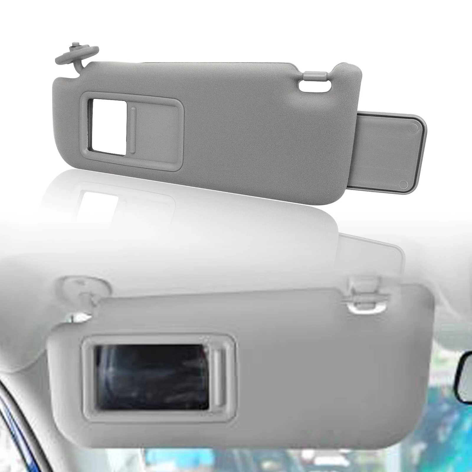 

Gray Car Front Sun Visor Left Driver Window Shade Sunshade Cover Auto Part For Toyota Camry 2012-2017 74320-06611-B2