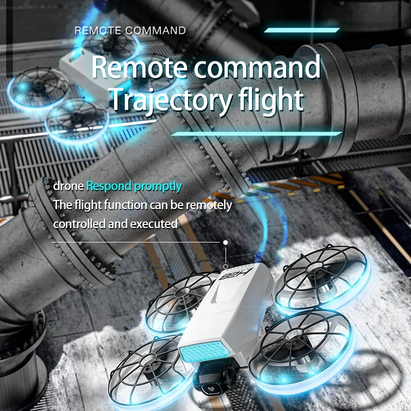 RC Drone 2.4G 4CH Foldable Drone Remote Control High-definition Aerial Photography Aircraft Optical Flow Positioning Quadcopter