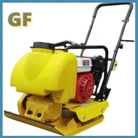Gasoline Plate Compactor Small Compaction Plate Compactor Asphalt Road Backfill Soil Vibration Plate Compactor Power Tools 5500W 1