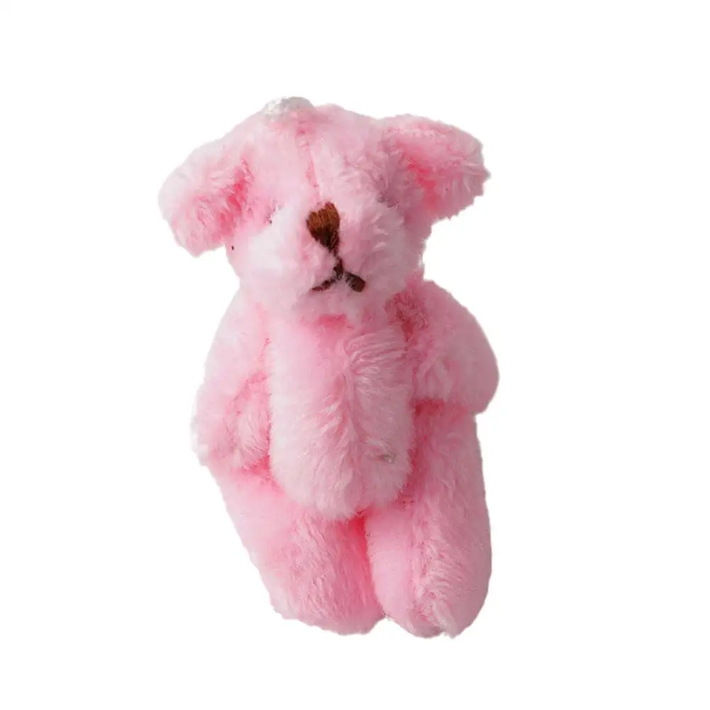 1Set Kawaii Small Bear Plush Soft Toys Pearl Velvet Dolls Gifts