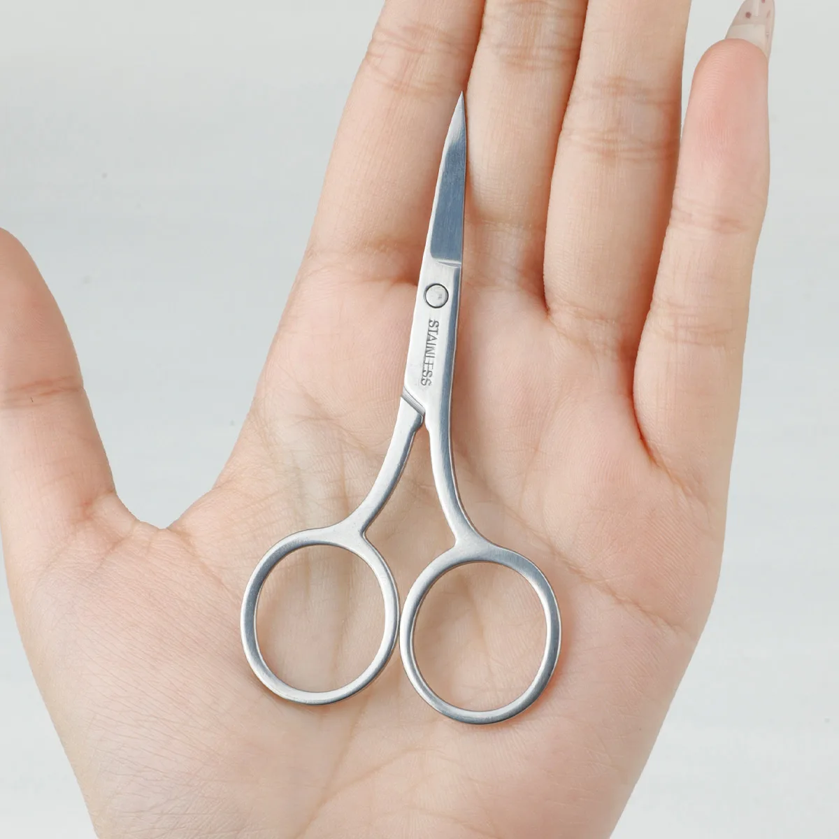 1 pcs cross embroidery flower scissors make-up scissors cross-border stainless steel tip color titanium tip