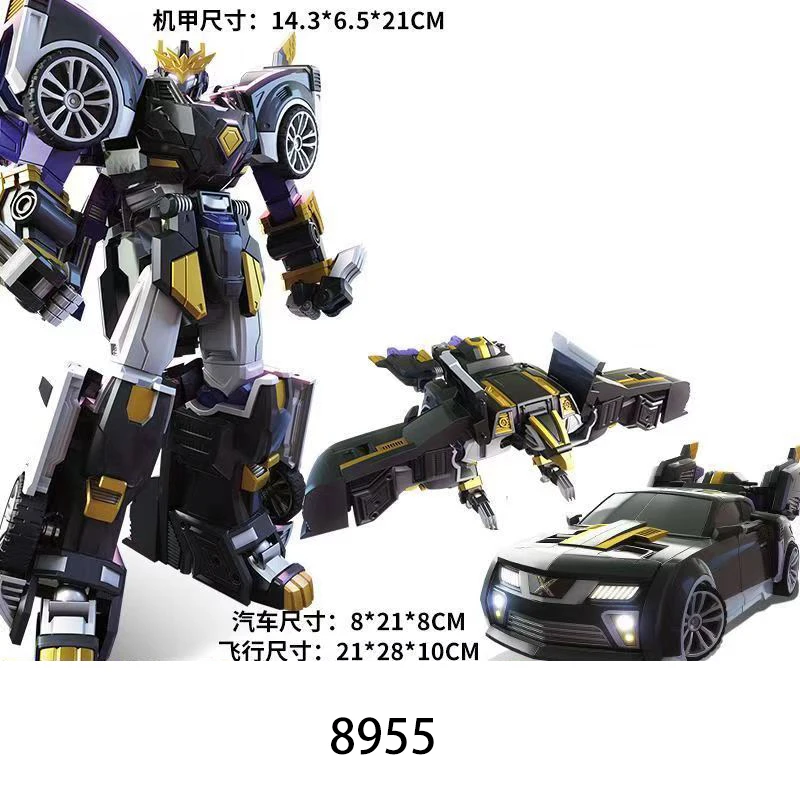 thumbnail image 1 of Mini Force Super Dinosaur Power Transformation Robot Toys Figuras de acción MiniForce X Simulación Coche Deformación Avión Juguete, 1 of 5