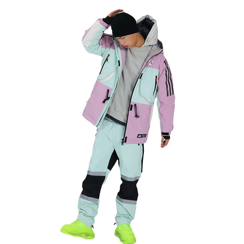 LTVT-Windproof and Waterproof Ski Suit for Women and Men, Warm Clothing, Skiing and Snowboarding Suit, Winter Jackets, New 6