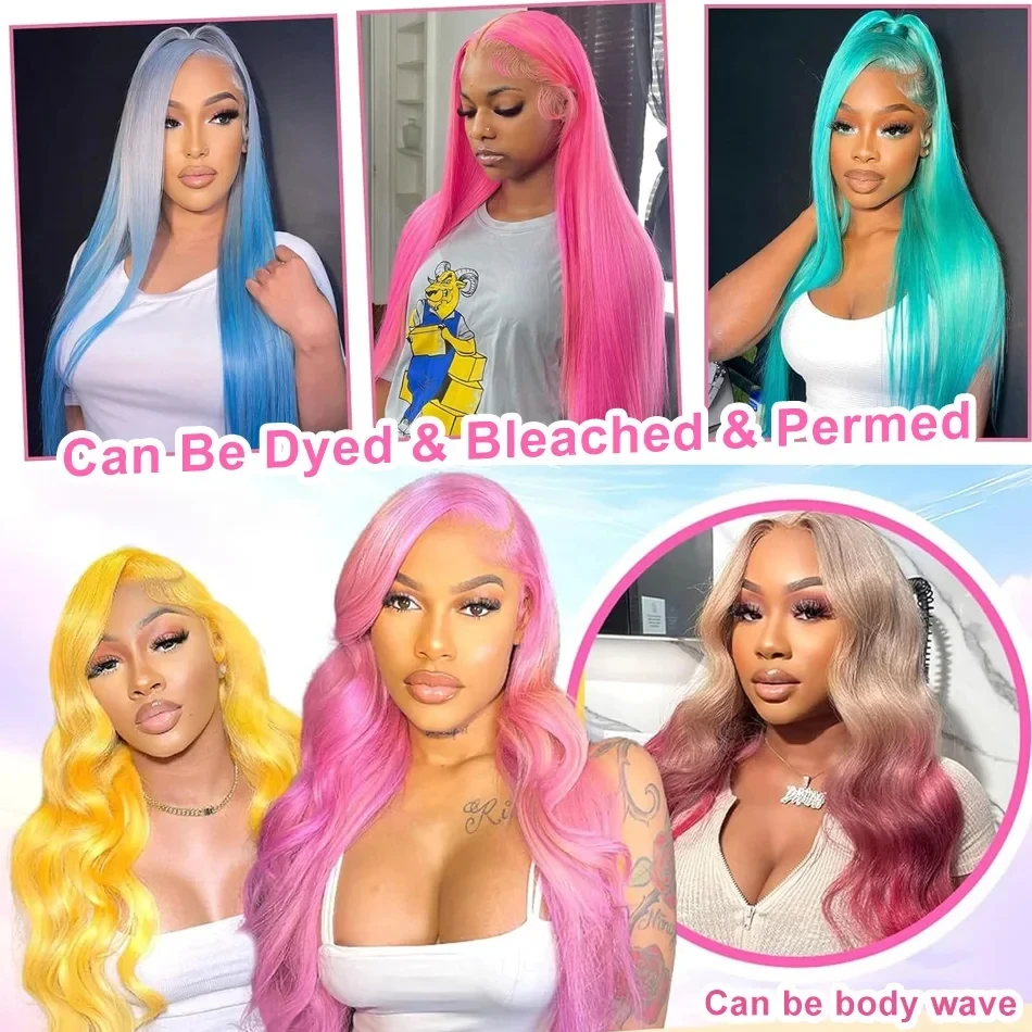 Extensioni di capelli umani lisci biondi 613, 1/3/4 fasci di capelli umani vergini biondi colorati, trama per donna - immagine 6