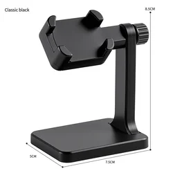 Universal Adjustable Smartwatch Charging Dock with Telescopic Stand (Black)