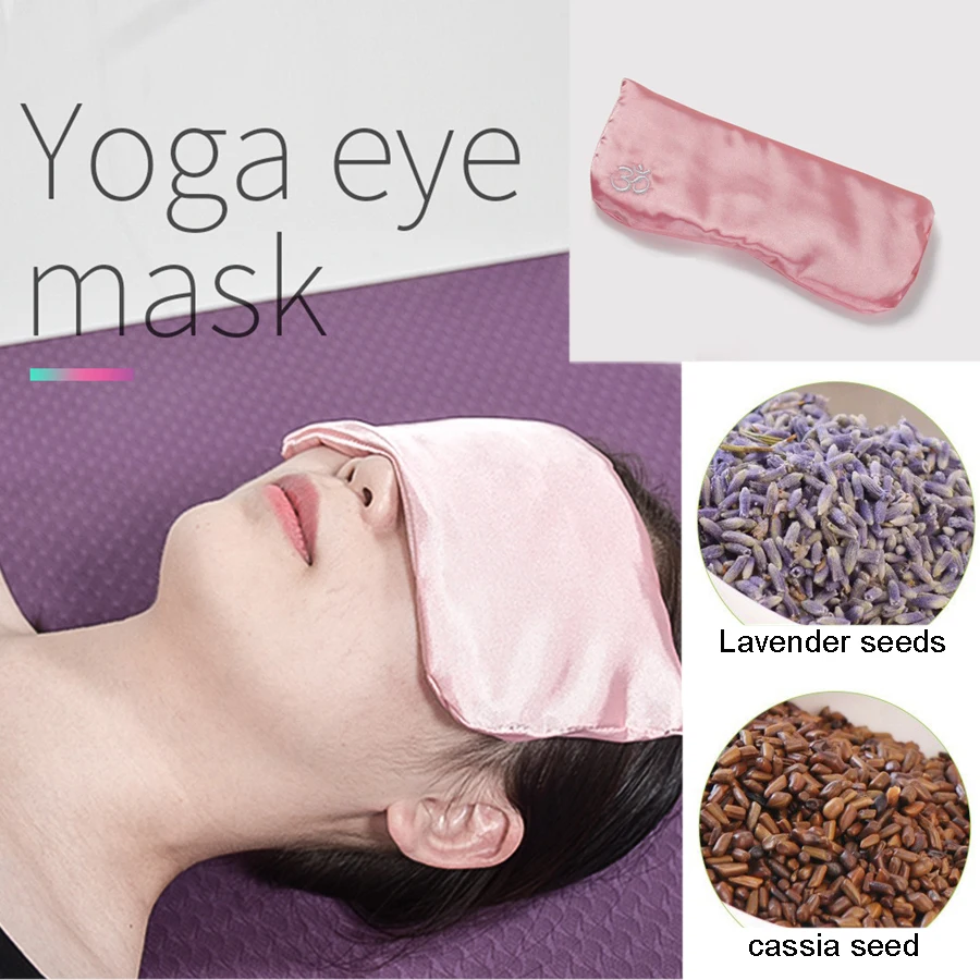 Yoga Eye Pillows Sleep Heating Lavender Cassia Seed Meditation Rest Technique Eye Masks Apply Bags Sleep Shadow Aids