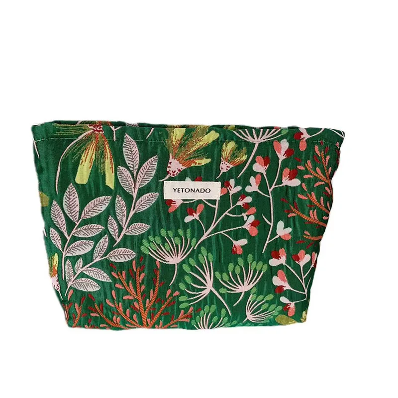 Floral Travel Cosmetic and Toiletry Organizer