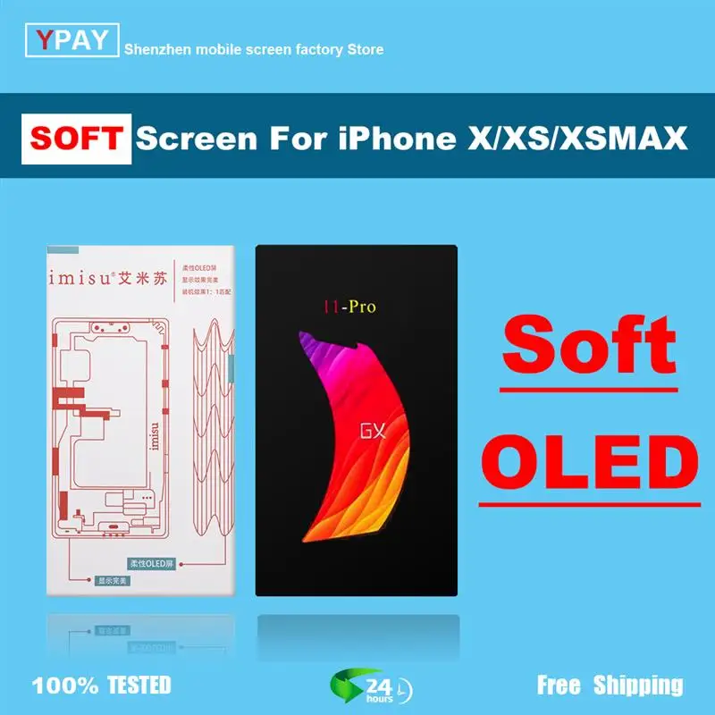 

ЖК-дисплей с сенсорным экраном и дигитайзером в сборе для iPhone X Xs XSMAX 11PRO