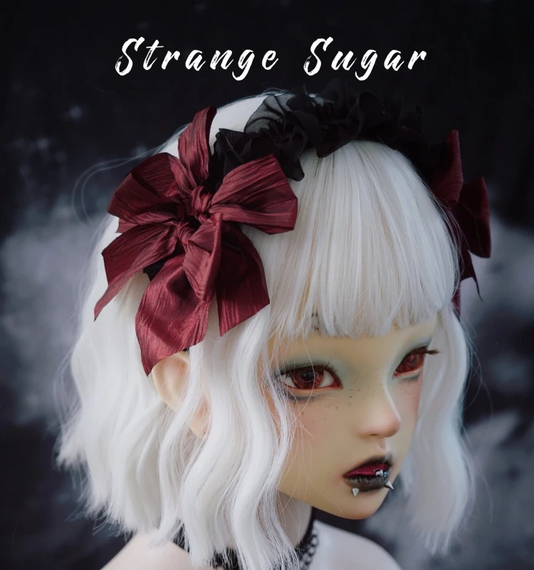 

Повязка на голову с заклепками на цепочке для женщин и девочек, головной убор ручной работы в стиле панк, Готическая Лолита, аксессуар для волос в стиле хип-хоп, косплей