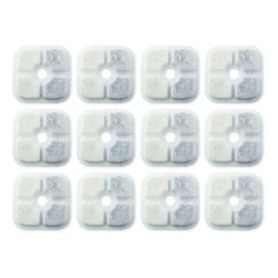 12-Pack Original Cat Water Fountain Filters with Triple Filtration System (12 piece filters)