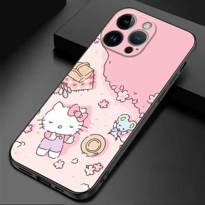 thumbnail image 1 of Funda de teléfono con flores de estilo rosa, carcasa de silicona para iPhone 14, 11, 13, 12 Pro Max, XR, X, XS, 8, 7, 6, 6S Plus, MINI, 1 of 5