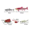 Life Cycle of Salmon Toys Teaching Tools Farm Animals Figurines for Storytelling Presentations Daycare Role Play Birthday Gifts 6