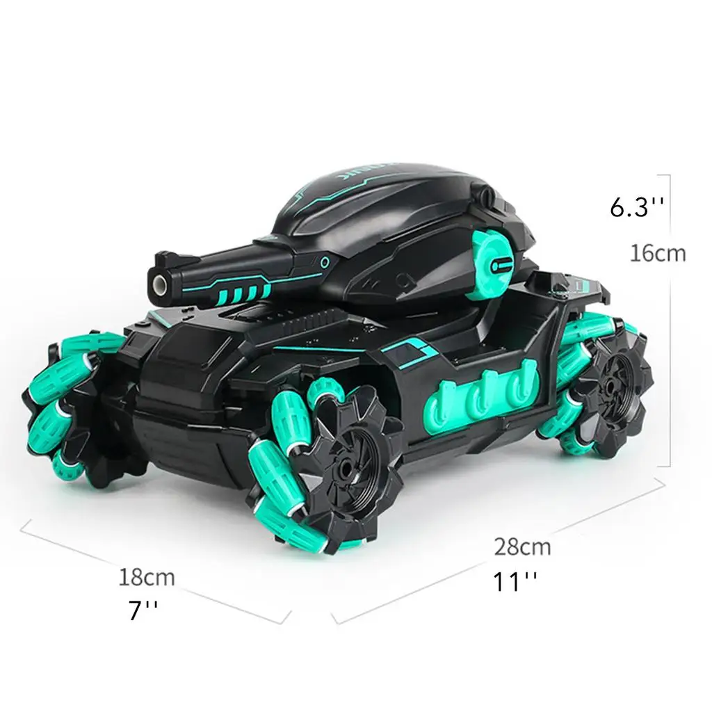 Rc Tank Toy 2.4G Radio Controlled Car 4WD Crawler Water Bomb War Tank Control Gestures Multiplayer Tank RC Toy For Boy Kids Gift images - 6