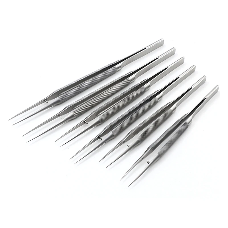 Ophthalmic Tool Surgical Instruments 1pcs 11CM Ophthalmic Microsurgical Forceps Tweezers Stainless Steel Surgical Tool Titanium