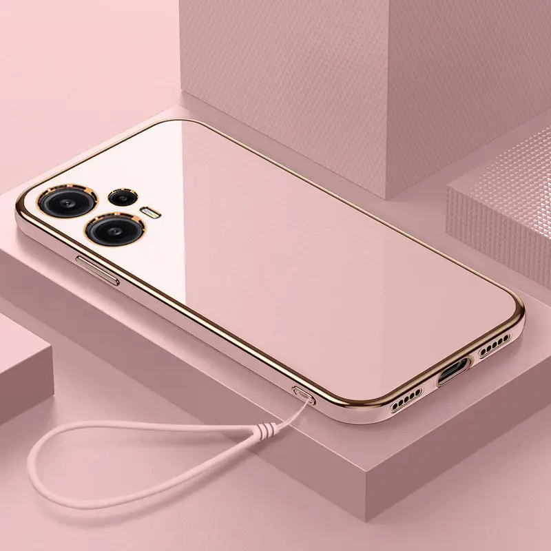 Crystal Clear Shockproof Silicone Case with Camera Protector