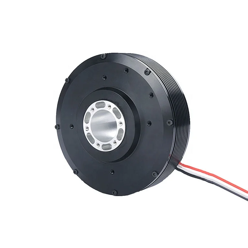 

PM100 High Torque Big Hollow Shaft Brushless DC Direct Drive Servo Motor with Slip Ring for Robot Arm Joint Hub Wheel