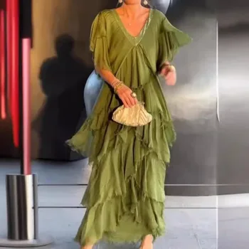 Abito pullover casual versatile da donna primaverile ed estivo. Temperamento alla moda per i pendolari 1