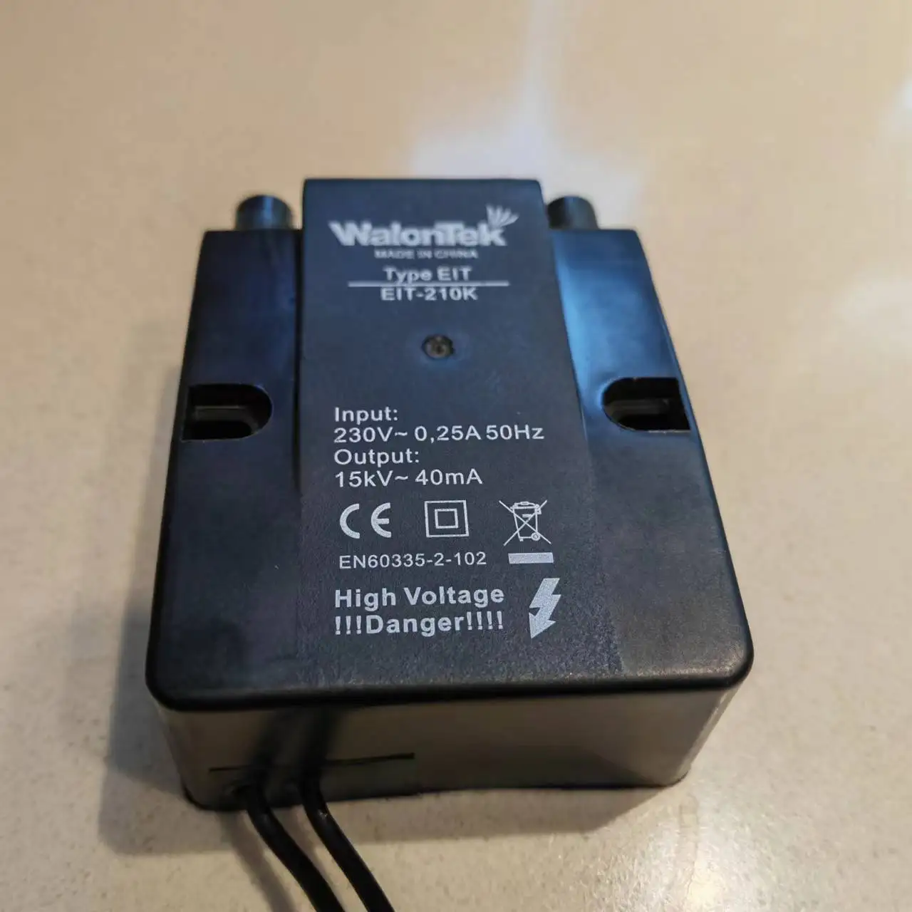 Ignition Transformer for Fuel Burner 230V Input 15KV Output WalonTek EIT-210K