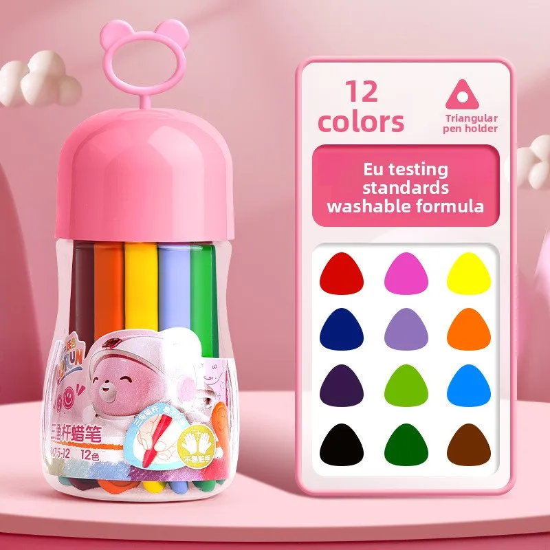 12-48 Colored Washable Crayons