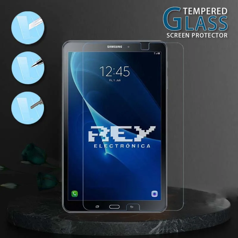 tablet tempered glass screen protector cover for samsung galaxy tab s7 t870 t875 explosion proof anti scratch screen film For Samsung Galaxy Tab A A6 10.1 (2016) T580 T585 Tablet Tempered Glass Anti-Scratch Protector Cover Explosion-Proof Screen Film