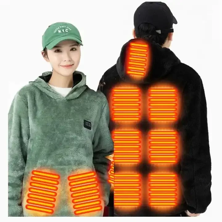 9 Area Heating Clothing Heated Jacket USB Electric Winter Jacket usb men and women Hiking Shirts Coat