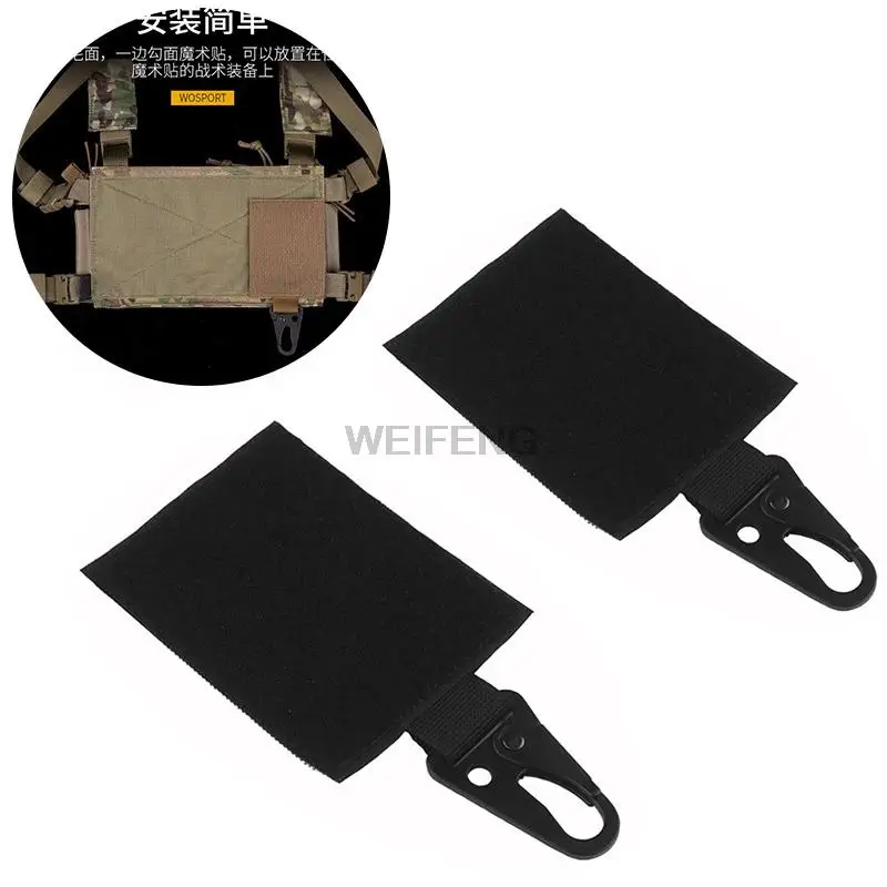 

Tactical Vest Hook Hanging Carabiner Keychain Multipurpose Hook Loop Carry Hanger Buckle Military Hunting Accessories