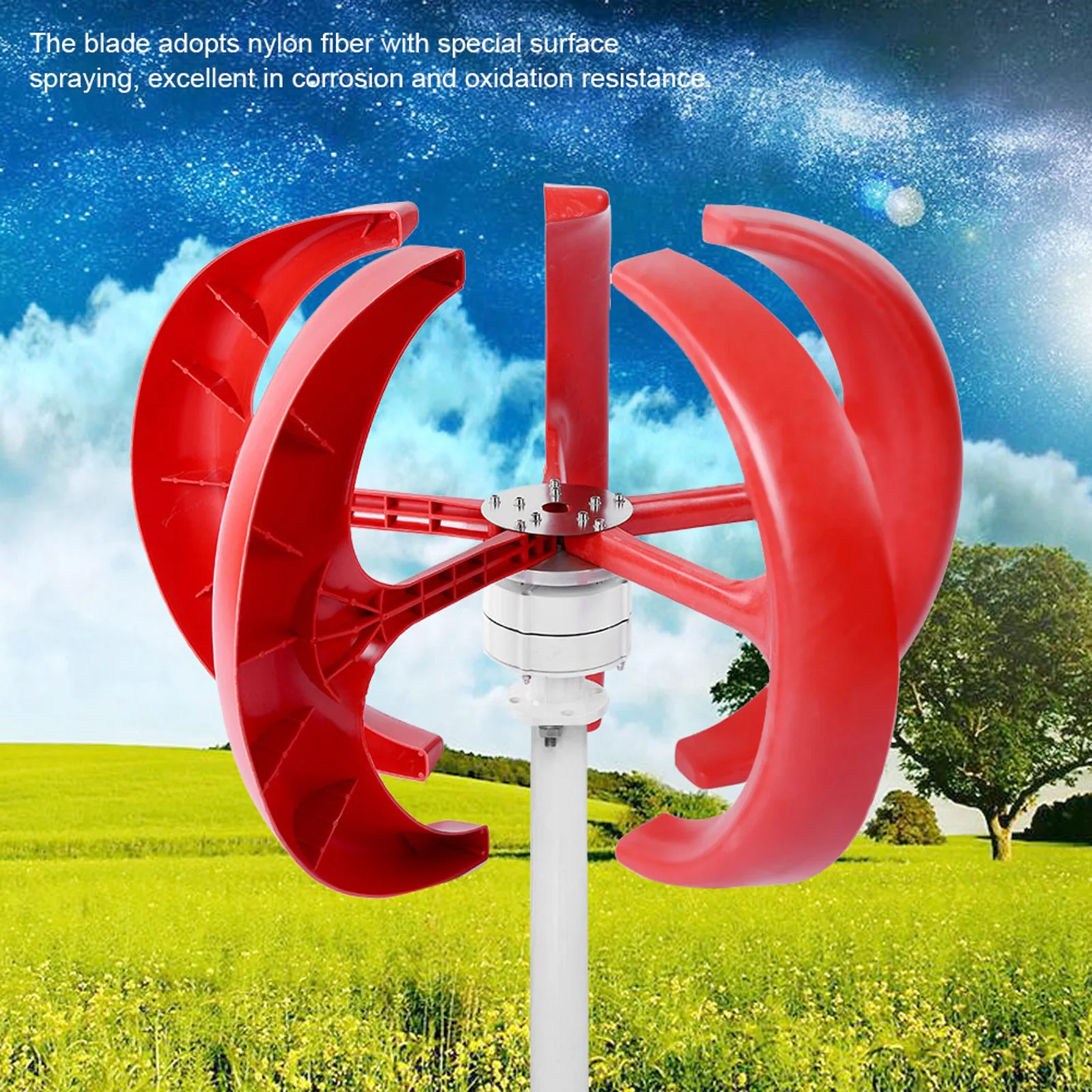 600W DC12V Wind Turbine Vertical Wind Generator Kit Electricity Producer Equipment