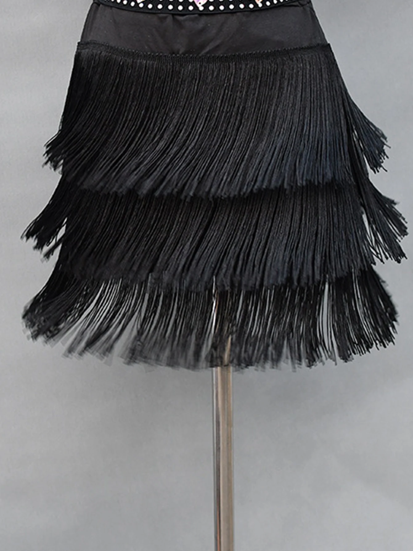 

2024 Sexy New In Fringed Mini Skirt Women Dress Multi-layer Dance Skirt Tassels Party Dresses Female Clothes Plus Size 5XL