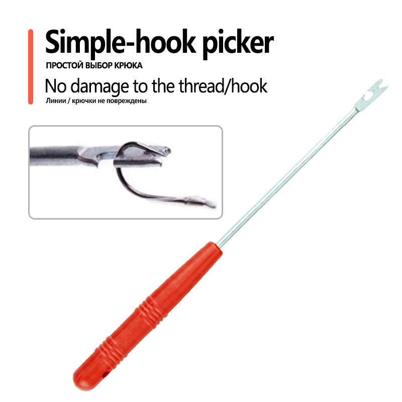 Fishing Floats Hook Removal Tool High Quality Steel Hook Picker Fishing  Hook Remover Durable Using Fishing Tools Accessories