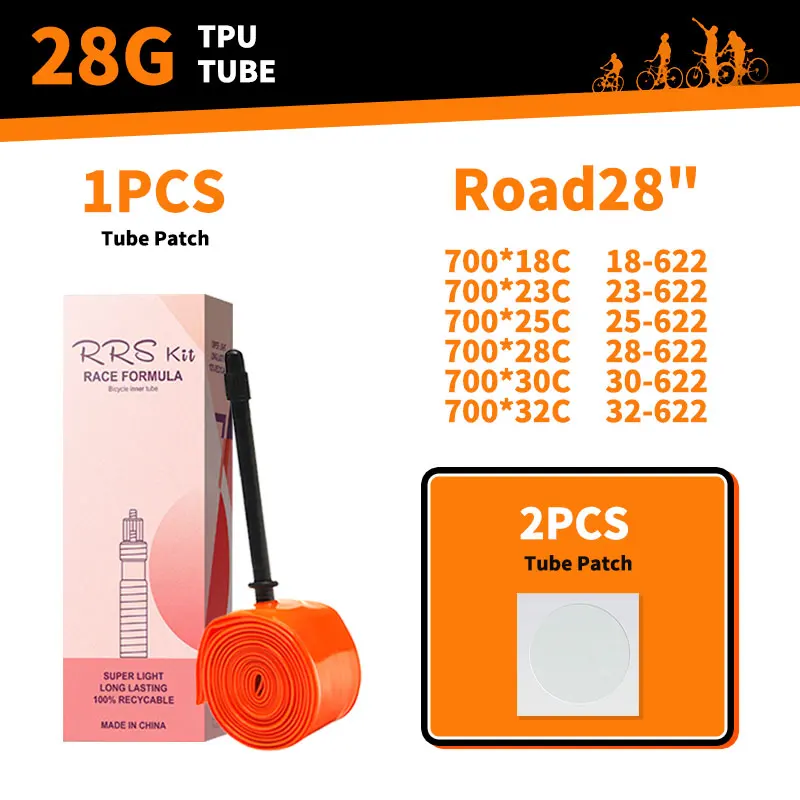

Сверхлегкая внутренняя труба для велосипеда 28g 700 18-32C шина для дорожного горного велосипеда из ТПУ 700c длиной 45 мм/65/85 мм, французский клапан, супер фотолампа