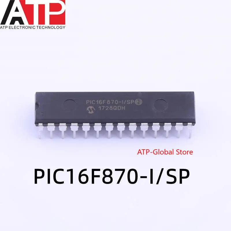 

10 шт. PIC16F870-I/SP DIP-28 PIC16F870 оригинальный запас интегральных микросхем