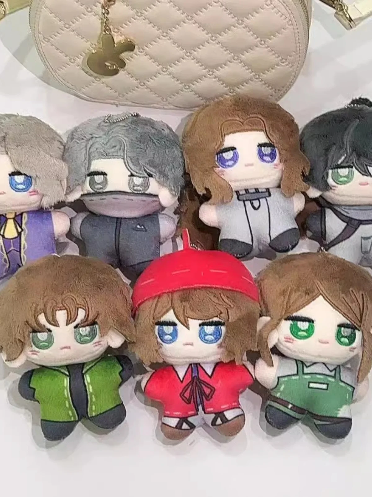 

Game Identity Ⅴ Emma Woods Ada Mesmer Cosplay Cute Cotton Doll body Keychain Starfish Pendant Plushie Bag Gift 10cm Anime